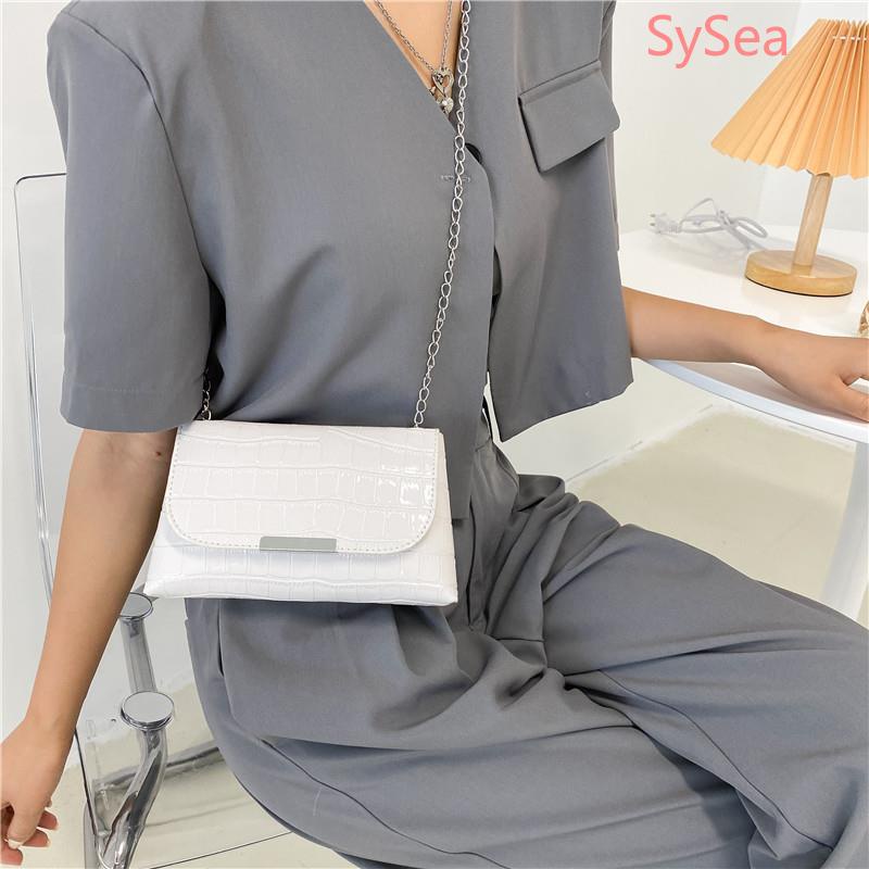 Túi Đeo Vai Phối Dây Xích Thời Trang Dành Cho Nữ
