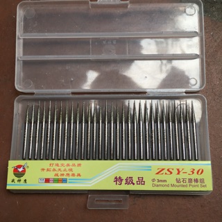30 mũi mài khắc hàng xịn chân 3mm ZSY-30
