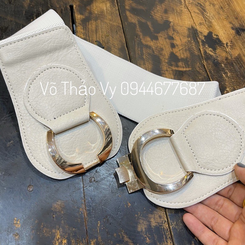 Đai váy bản lớn móc gài