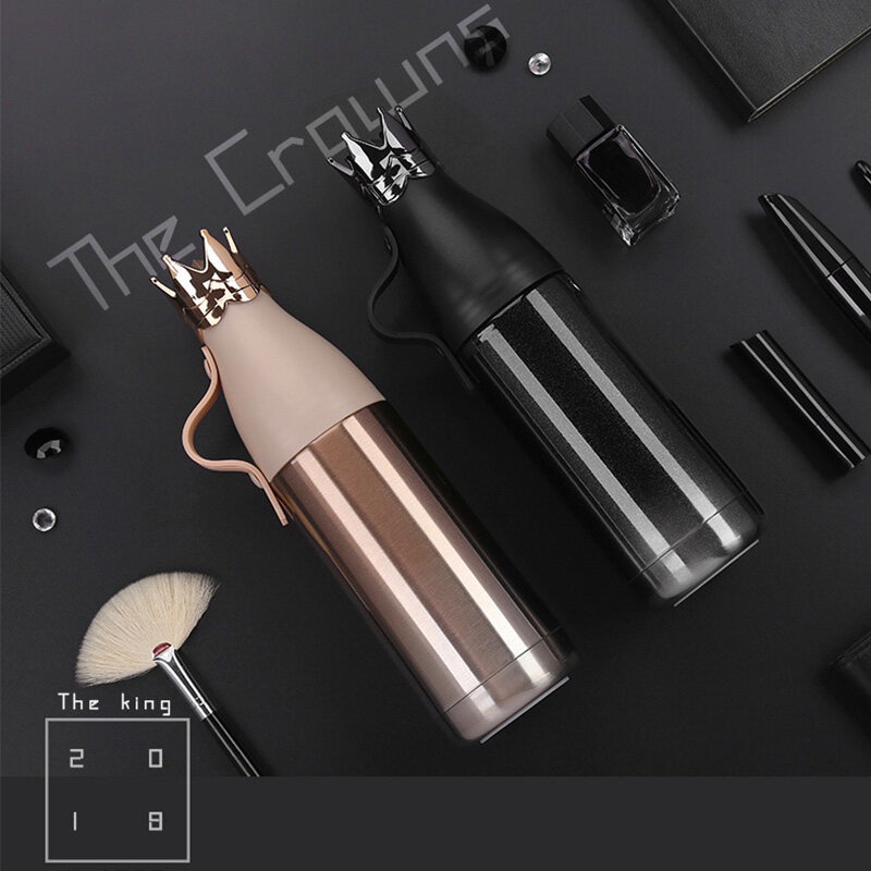 ONLY HOUSE Bình Nước Giữ Nhiệt Thiết Kế Nhỏ Gọn Hình Vương Miện Độc Đáo