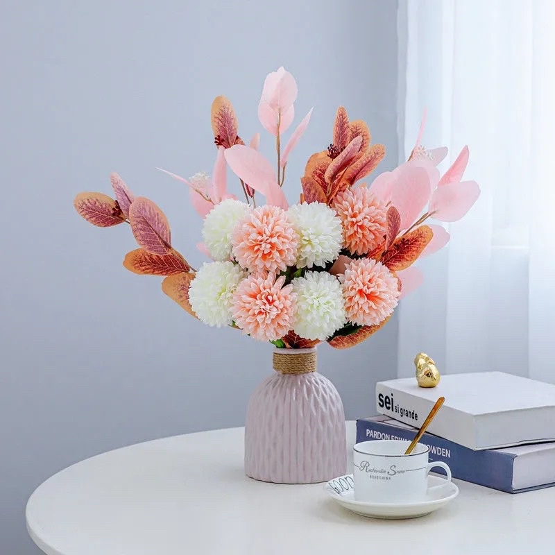 Lọ hoa bồ công anh 8 bông trang trí phòng làm việc, phòng khách, p ngủ,....