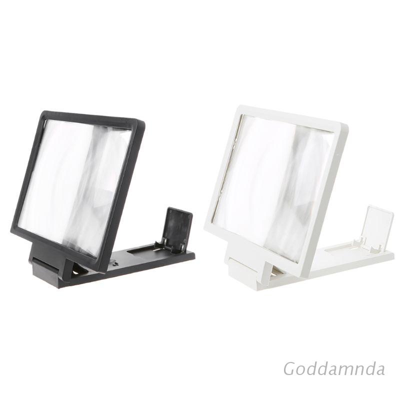 Kính phóng to màn hình điện thoại di động HD 3D có giá đỡ gấp được kiểu mới giúp bảo vệ mắt