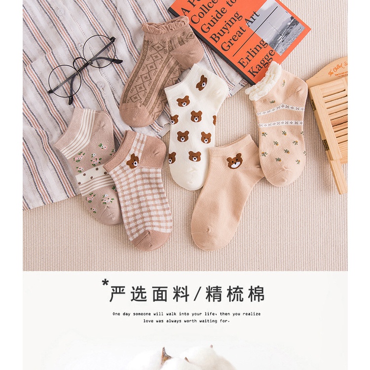Set 6 Tất Gấu Kiểu Mới Cho Bạn Gái