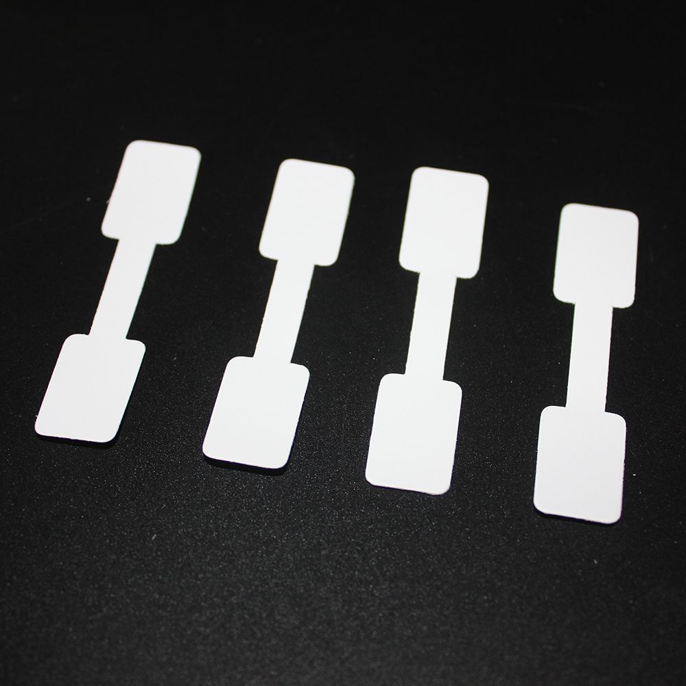 ANEMONE Set 100 nhãn dán màu trắng dùng để trưng bày trang sức vòng tay nhẫn