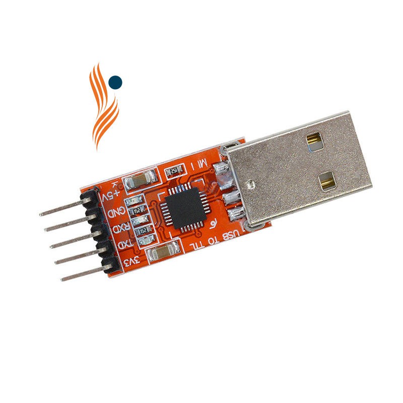 Mô đun chuyển đổi USB 2.0 sang TTL UART 5Pin CP2102 STC prgmr kèm dây cáp