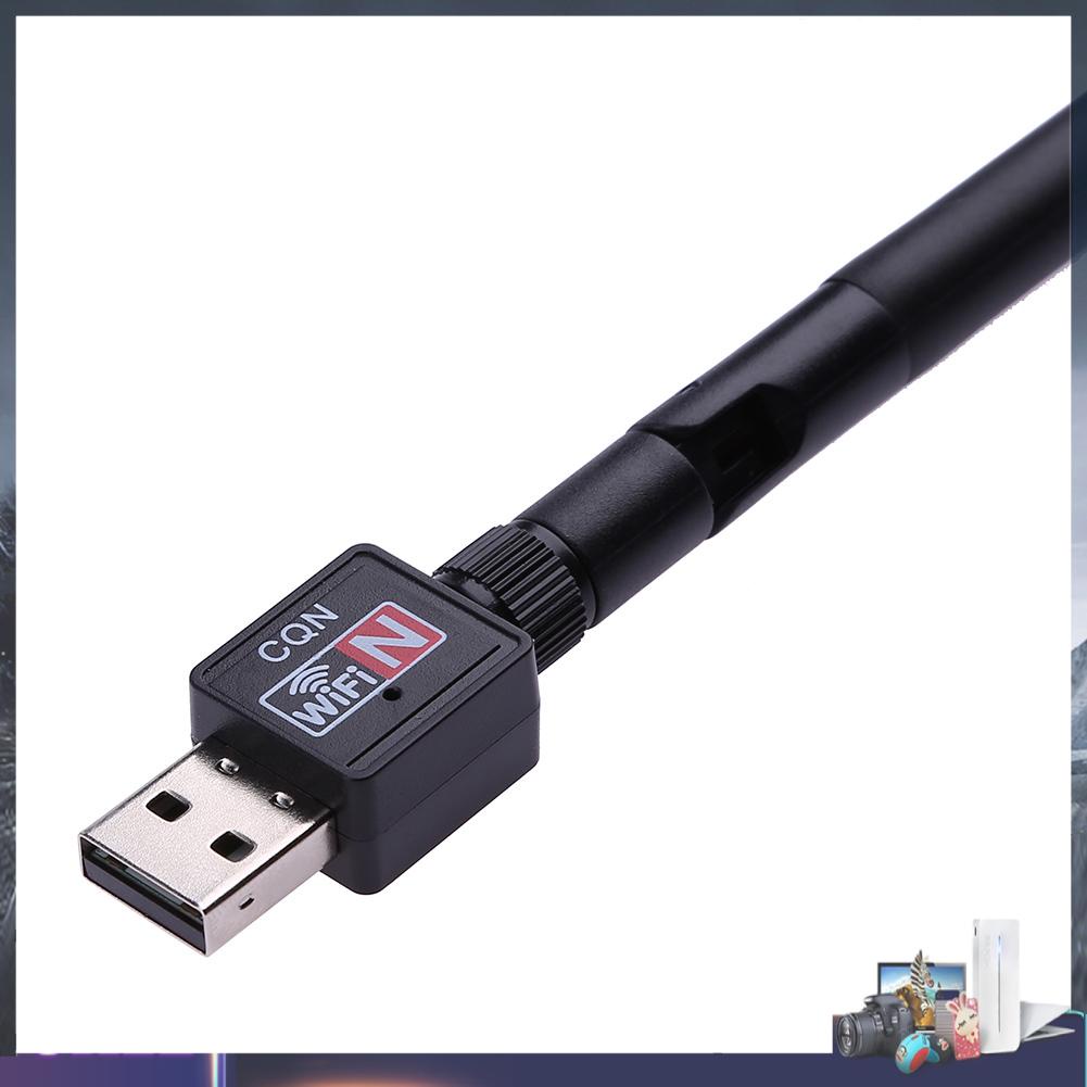 Bộ phát wifi không dây 600M USB 2.0 thẻ mạng LAN w/5dBI