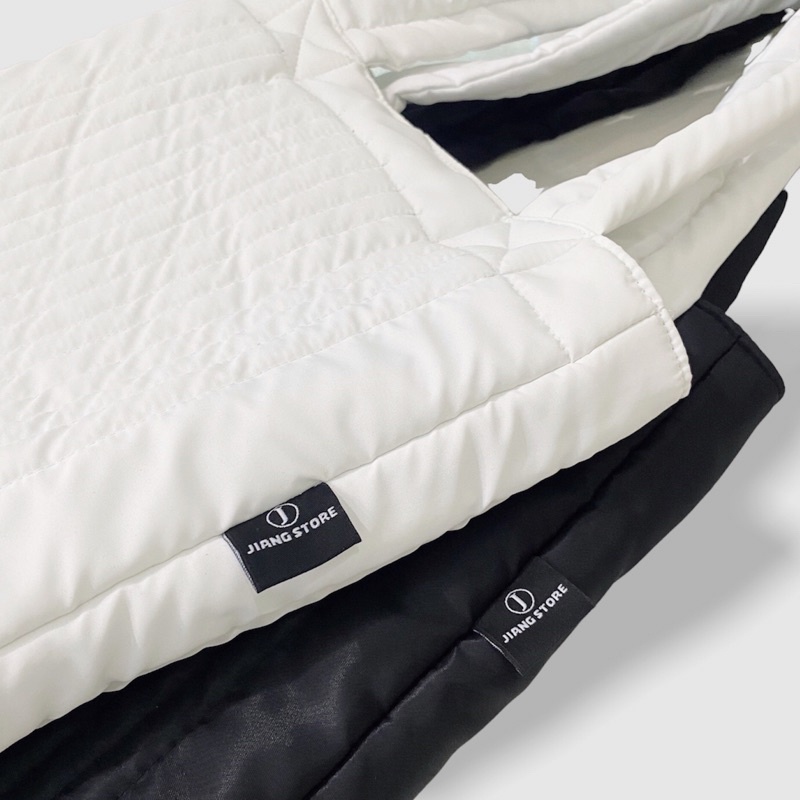 Túi tote trần bông kẻ sọc - túi đeo chéo basic local brand Jiang Store