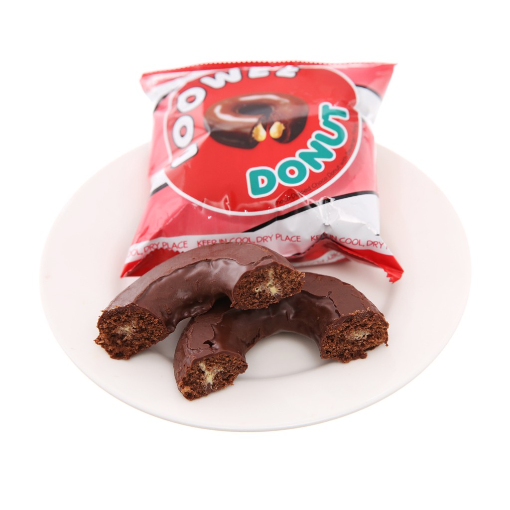 Bánh Donut Doowee Hỗn Hợp Nhiều Vị (Gói 12 cái)