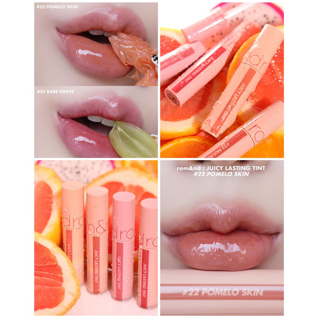 [New 22-25] Son Tint Bóng Romand Juicy Lasting Tint