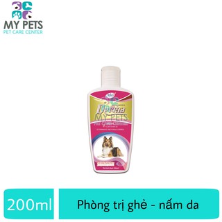 Bio Derma 200ml - Sữa tắm diệt ve ghẻ, nấm da cho chó mèo