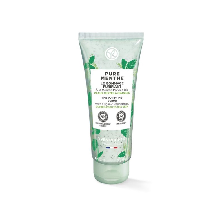 Tẩy Tế Bào Chết cho da dầu Yves Rocher Purifying Scrub 75ml