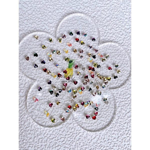 Set đá chân bằng trái tim