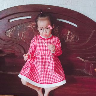 Váy len Quảng Châu cho bé gái