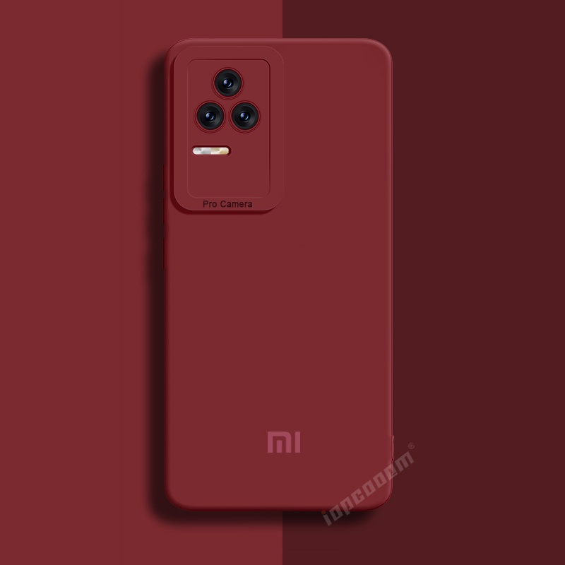 Ốp Điện Thoại Silicon Dẻo Màu Trơn Thời Trang Chống Sốc Cho Xiaomi POCO F4 GT X4 Pro 5G M4 4G C40 F1