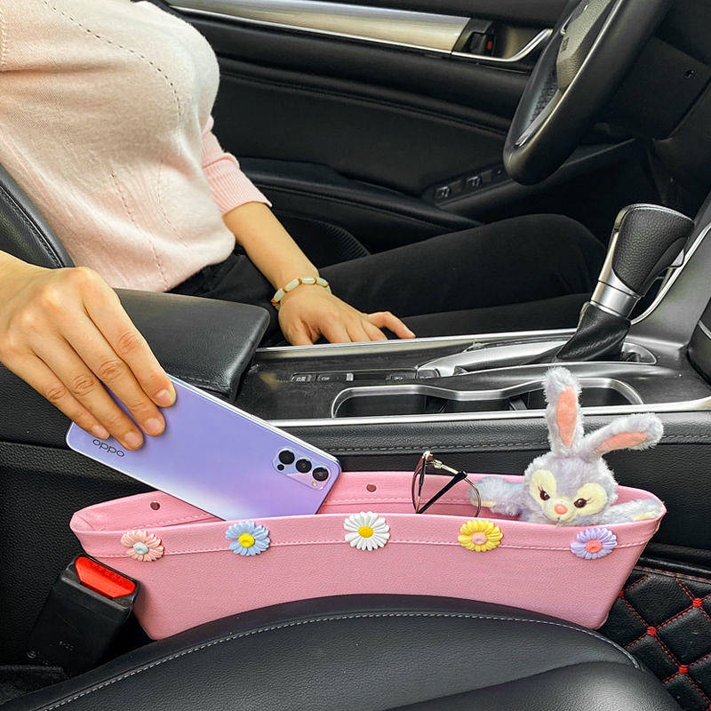 Hộp đựng đồ dùng gắn tựa tay xe hơi chống tràn thiết kế dễ thương