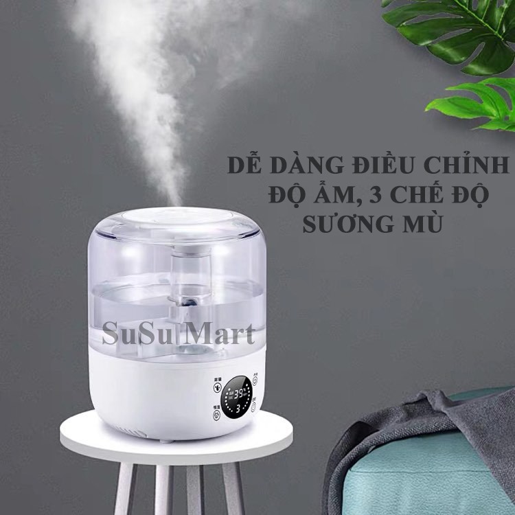 Máy Phun Sương Xông Hơi Mặt NaNo Mini Cầm Tay Hỗ Trợ Dưỡng Da Cấp Nước Tối Đa - Loại xịn LNT