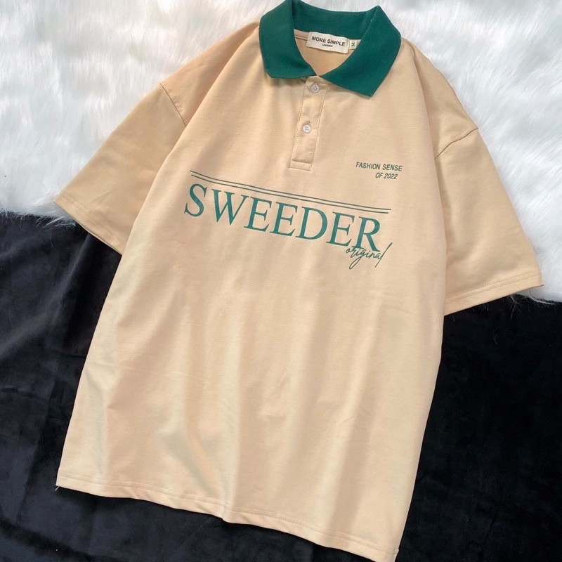 Áo Thun POLO EGO Oversize Vải Tici Da Cá Form Rộng Unisex - Yowol SG