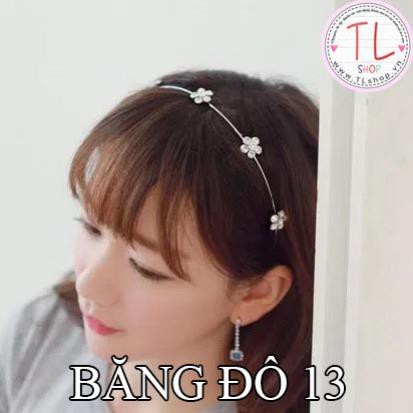 Cài tóc hoa dễ thương - Băng đô hoa xinh xắn - Cài tóc hoa Hàn Quốc