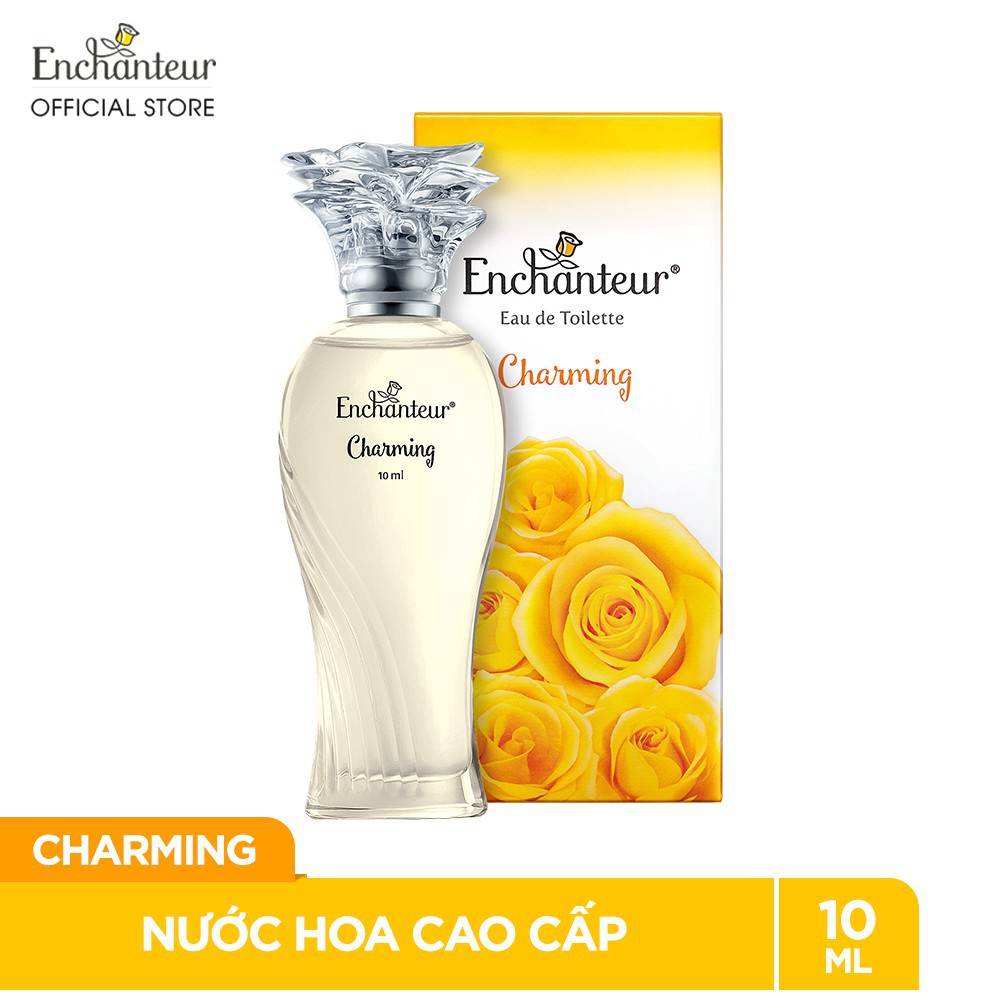 Nước Hoa Nữ Hương Hoa Hồng Pháp Enchanteur Charming 10ml