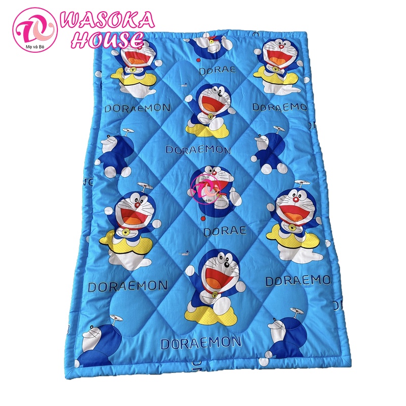 Nệm trẻ em đi học mẫu giáo 80x120cm, nệm mềm mát vải Thắng Lợi cao cấp, họa tiết hoạt hình