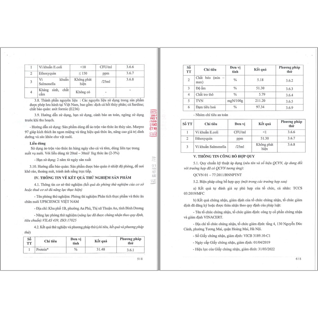 Peptide hoạt tính sinh học tăng trọng MarPro 97