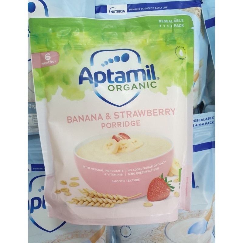 Bột ăn dặm cao cấp Aptamil Anh full bill
