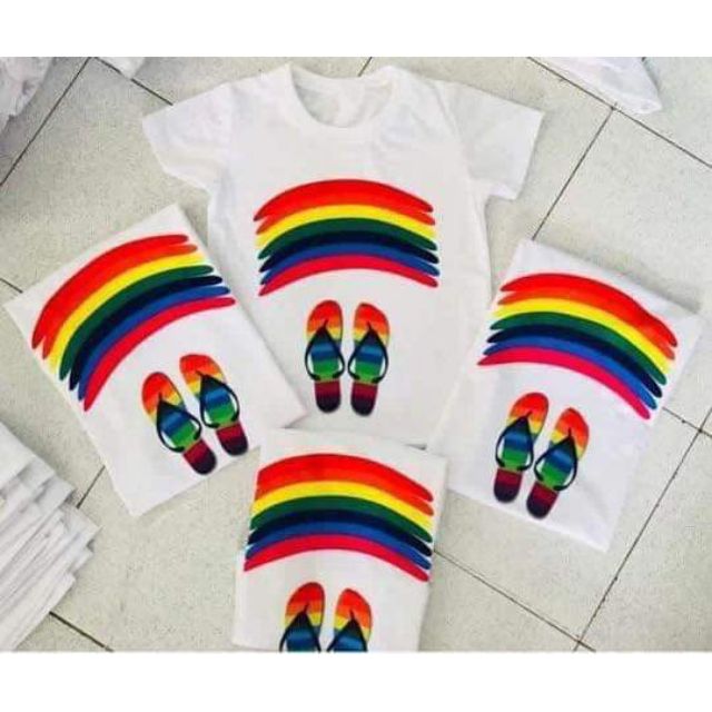 Áo đi biển đôi dép, chất cotton loại 1, co dãn 4 chiều, mát mịn (Có cả set áo quần)