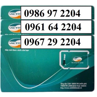 Sim số đẹp viettel Độc- đẹp- lạ