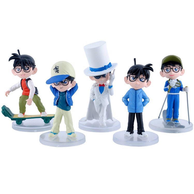 Bộ 7 mô hình thám tử Conan 5 kiểu dáng khác nhau