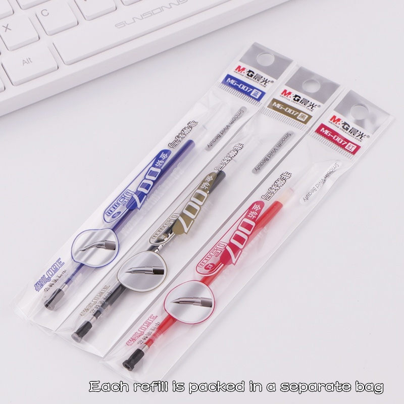 Ruột bút mực gel M&G AGR67001 nhiều màu dùng thay thế