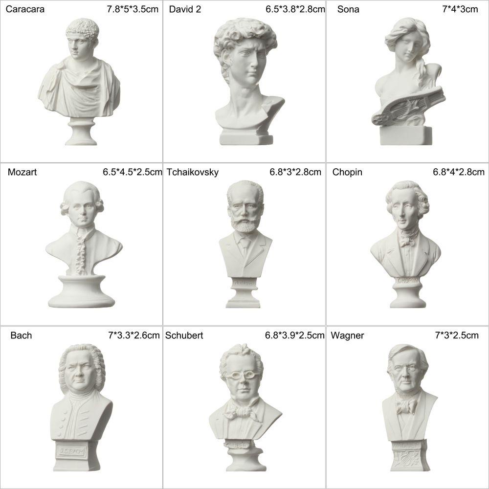 Jane Gypsum Bust Chân Dung Thủ Công Mỹ Nghệ Vẽ Trang Trí Nhà Cửa Thần Thoại Hy Lạp