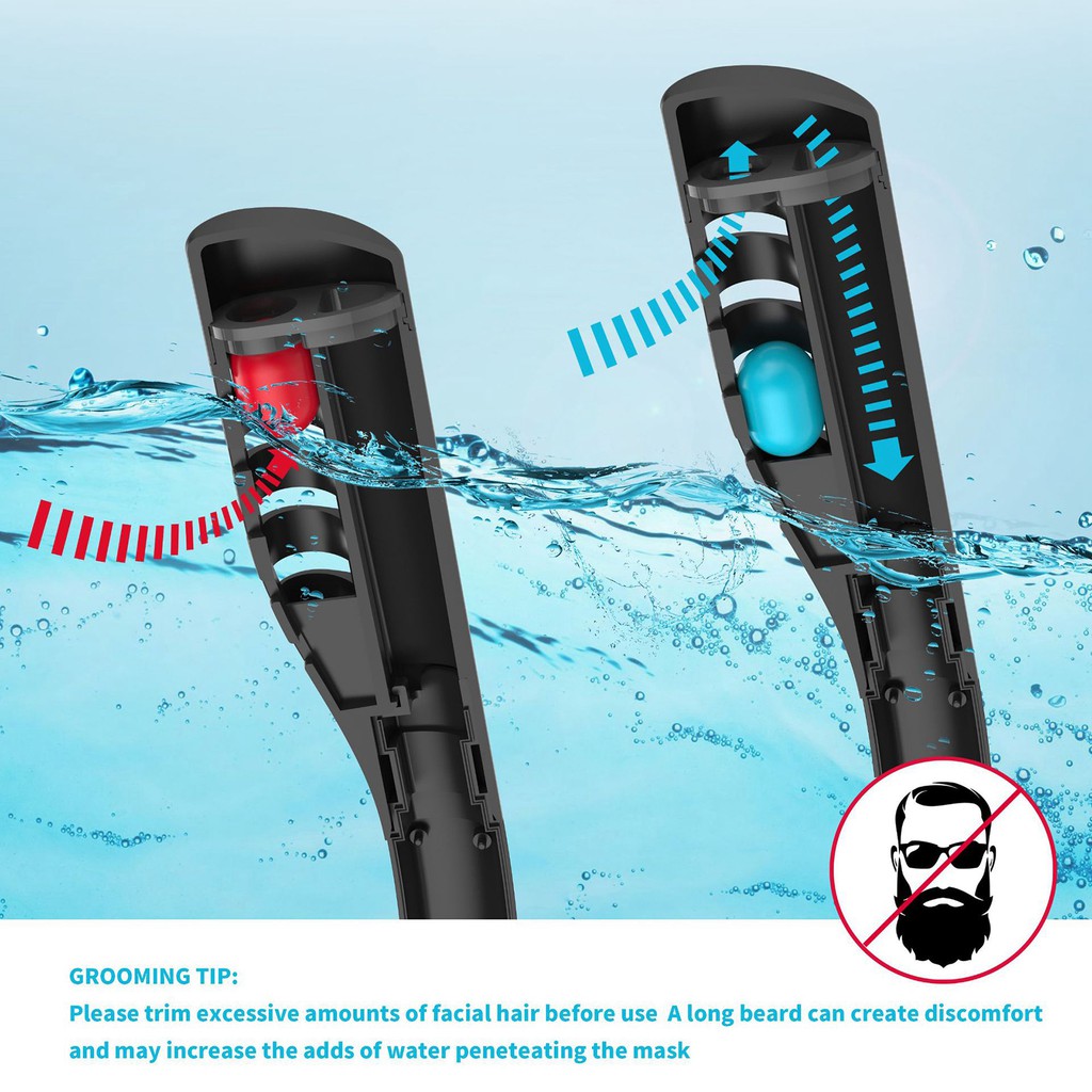 Mặt Nạ Lặn Toàn Diện Kèm 180 Mặt Nạ H2Sports