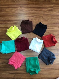 Combo 4 áo cổ lọ
