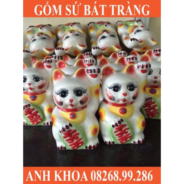 Mèo neko sứ Bát Tràng chọn kĩ - Gốm sứ Bát Tràng Anh Khoa