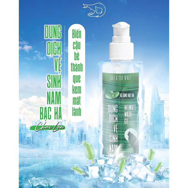 Dung dịch vệ sinh nam dạng gel 150ml - Loli & The Wolf