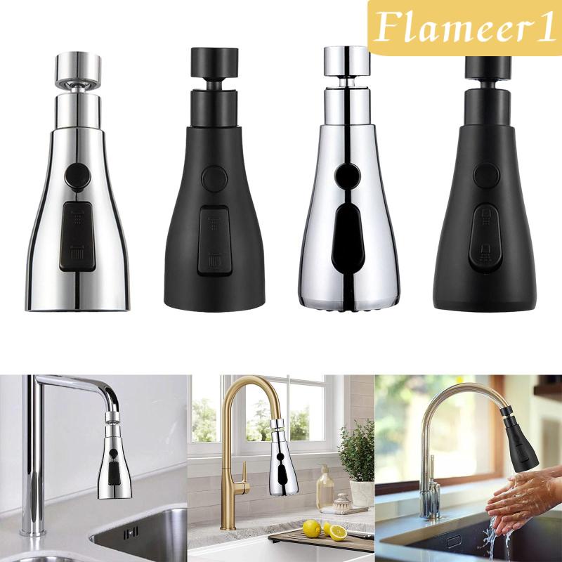 1 Đầu Vòi Nước Chống Văng Xoay 360 Độ 3 Chế Độ Điều Chỉnh Được Tiện Lợi Dành Cho Bồn Rửa Nhà Bếp