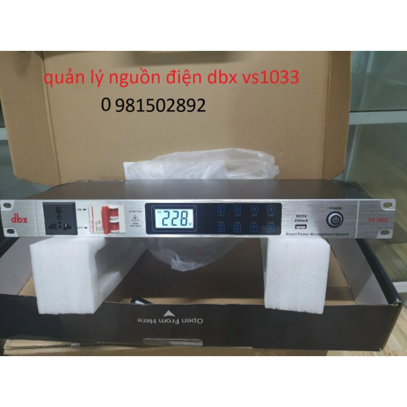Thiết bị quản lý nguồn điện dbx VS1033 -thiết bị âm thanh- v1033 - quan ly nguon1033