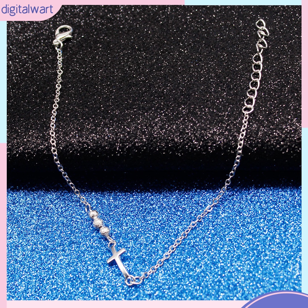 Vòng Tay Chuỗi Hạt Mặt Thánh Giá Thời Trang Cho Nữ