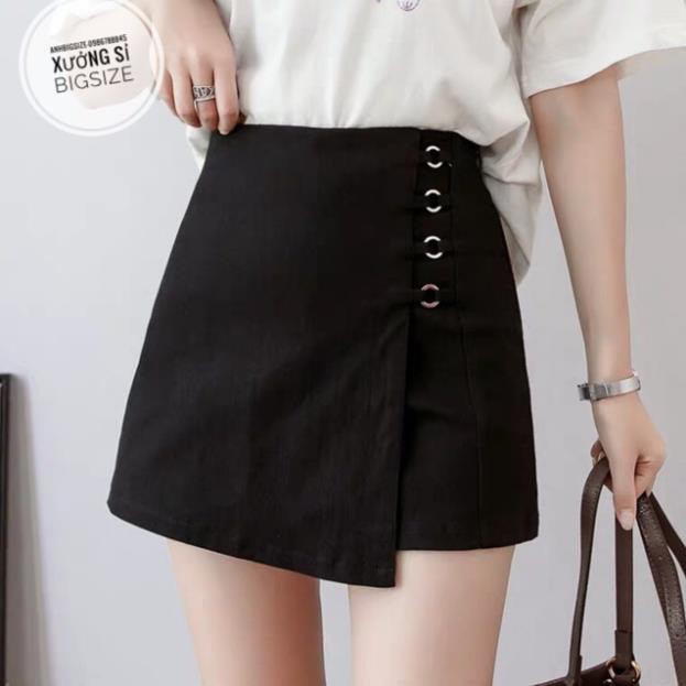 QUẦN VÁY CẠP CAO CHO NỮ CHẤT TUYẾT MƯA KHÔNG NHĂN KHÔNG XÙ LÔNG  BANAMO FASHION SHORT 4 KHUYÊN 634