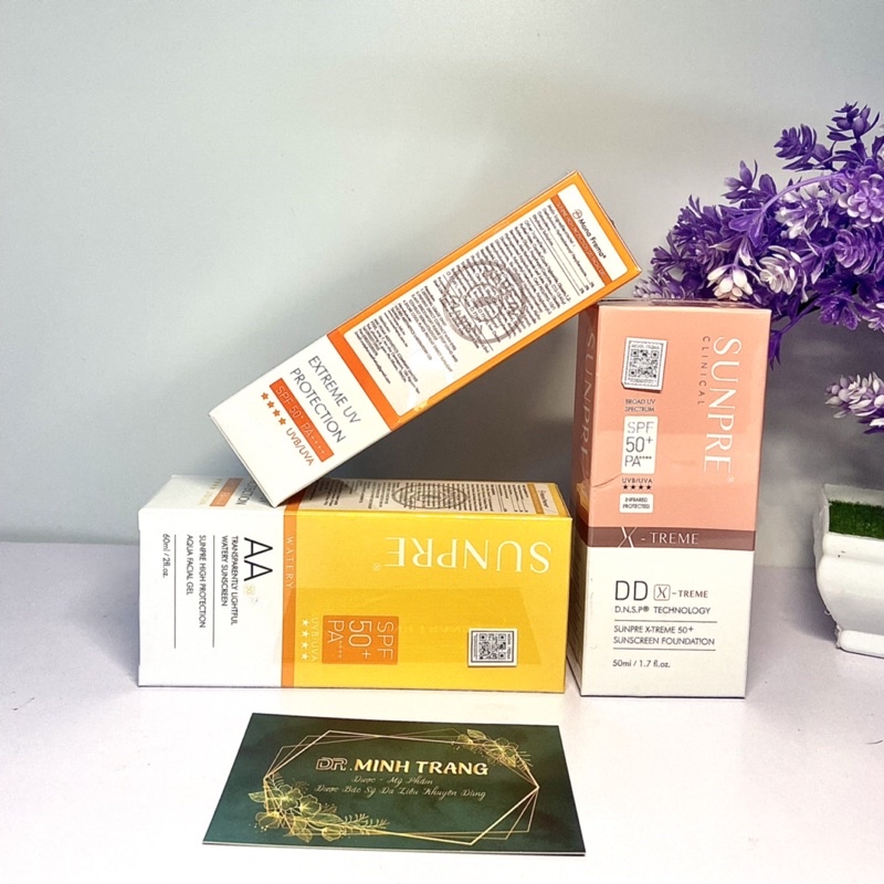 ✅ Kem Chống Nắng Mona Frema Sunpre DD/Sunpre AA SPF 50+/PA ++++ 60ml