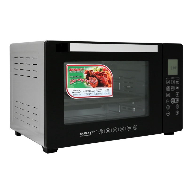 Nướng Sanaky VH 5088N2D 50 lít - Sản phẩm chính hãng bảo hành 12 tháng