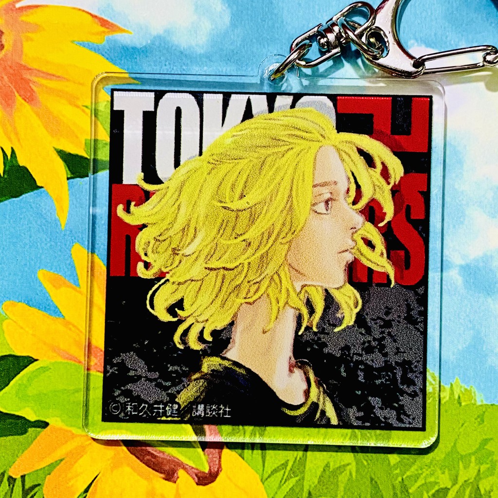 ( Mica trong acrylic ) Móc khóa in hình TOKYO REVENGERS Kịch Trường Của Takemichi ver HÌNH VUÔNG anime chibi xinh xắn