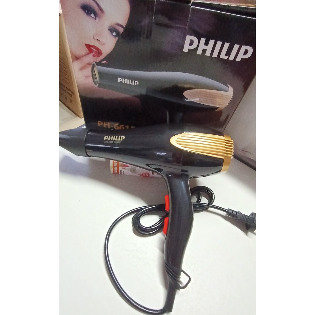 Máy sấy tóc cao cấp PHILIP PH-6615 (Tặng kèm bóng đèn led 5w)