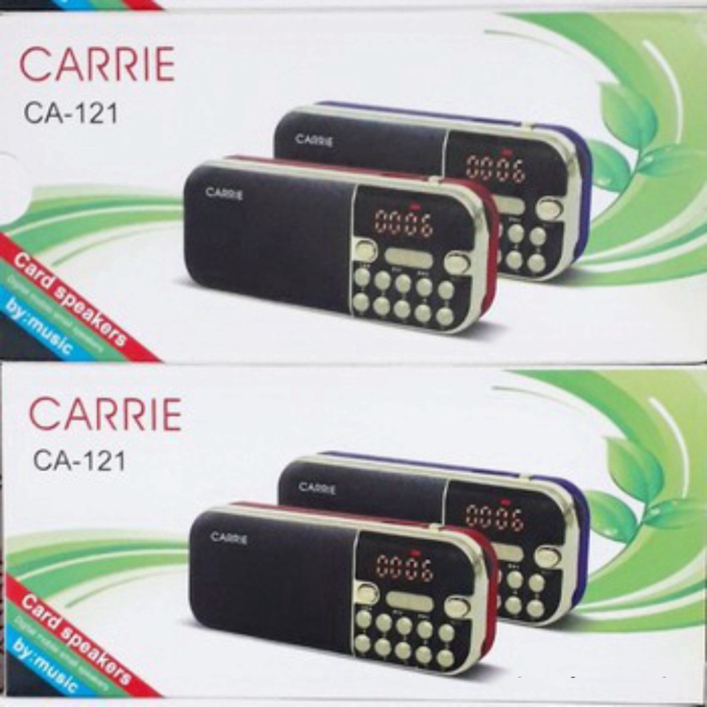 ĐÀI FM, radio, Máy Nghe Nhạc Đa Năng, Thẻ Nhớ, USB CARRIE CA-121