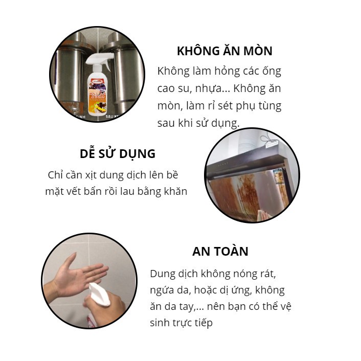 Dung dịch tẩy rửa X2000 đánh bay mọi vết bẩn nhà bếp