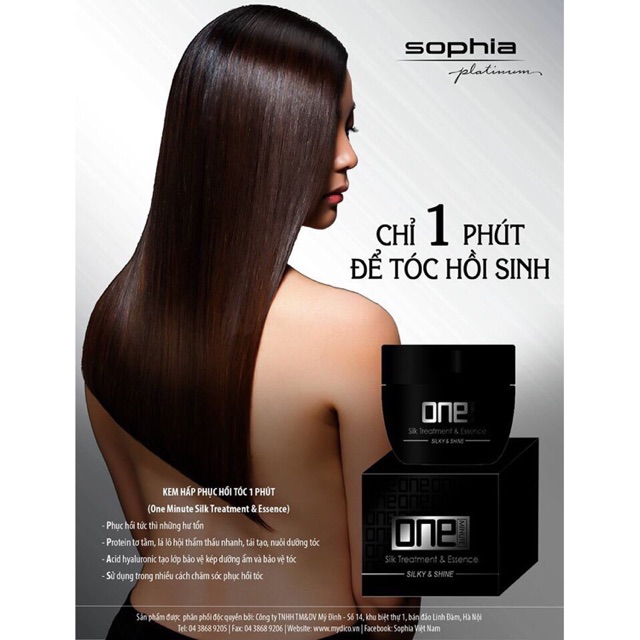 Kem phục hồi tóc 1 phút One minute silk treatment & essence