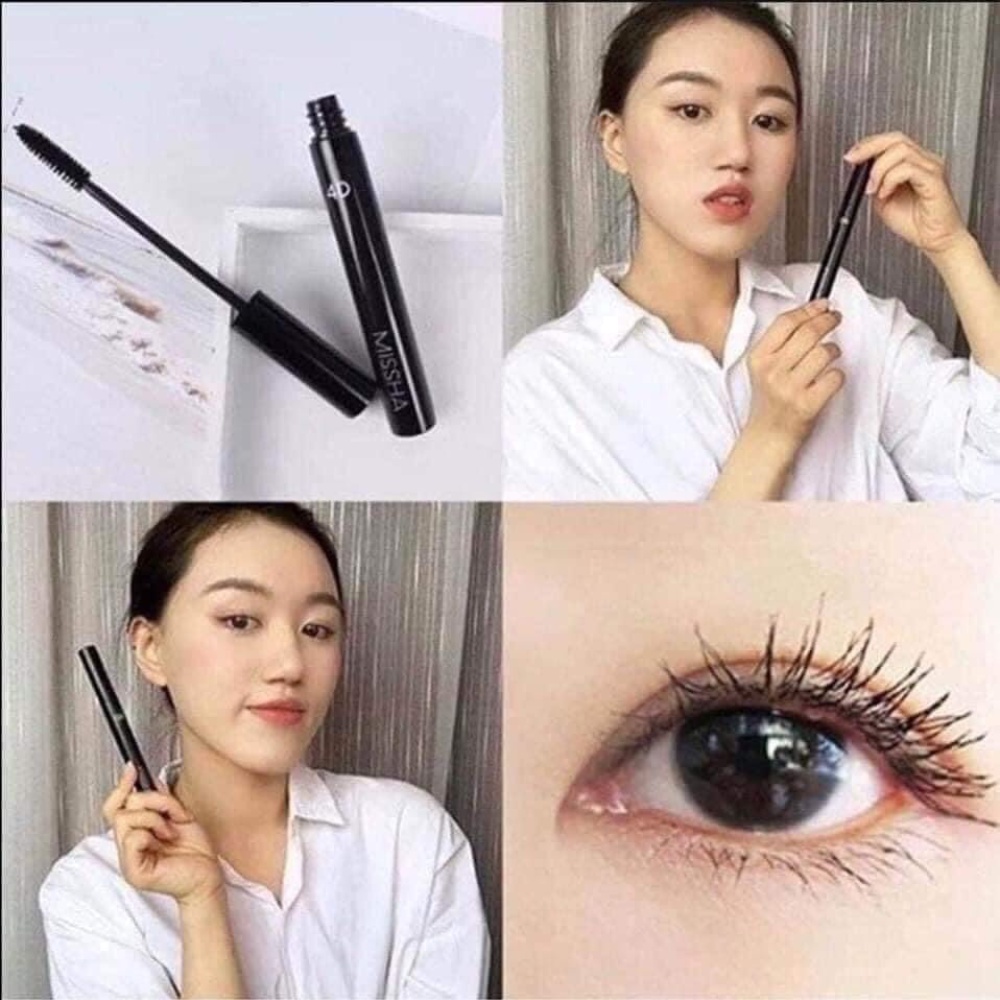 Chuốt Mi Missha The Style 4D Mascara, Dày Mi, Dài Mi, Cong Mi, Lâu Trôi [ Auth - Hàn Quốc ]