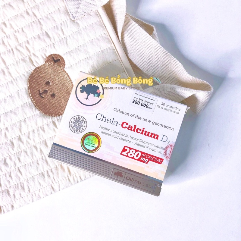 Chela Calcium D3 280mg bổ sung canxi cho mẹ bầu, mẹ sau sinh