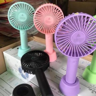 Quạt Mini Cầm Tay Cute Có Đế