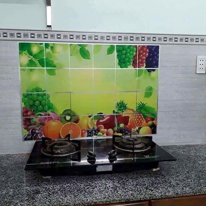 Tranh dán bếp cỡ to 60x90cm